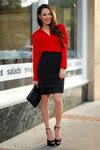 Красное Платье Черные Туфли Фото