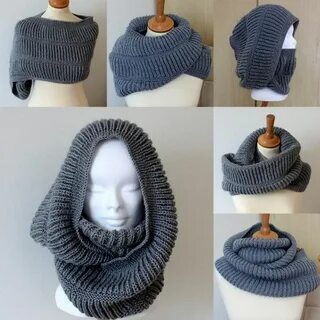 Knitting Pattern Oxford Hooded Cowl pdf File Etsy Cowl knitt