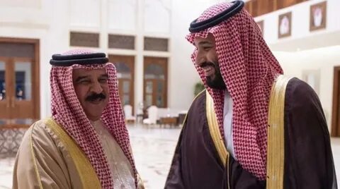 ولي العهد السعودي يغادر المنامة... وملك البحرين يودّعه الشرق