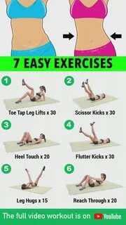 7 Easy Exercises: Reduce Belly Fat. 