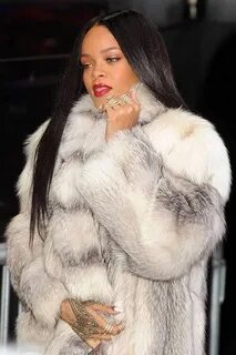 Thomas berglie Fur coat, Rihanna, Rihanna style