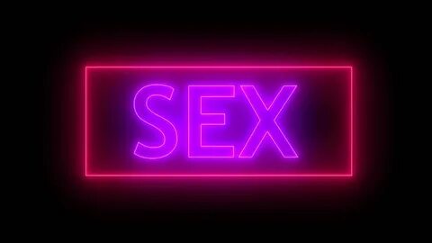 neon sex sign 3d rendering seamless: стоковое видео (без лиц