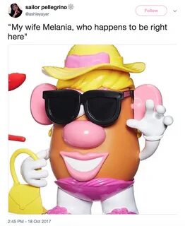 Mrs. Potato Head Fake Melania Trump Conspiracy Know Your Mem