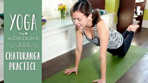 Practice for Chaturanga Dandasana Yoga for beginners, Yoga w