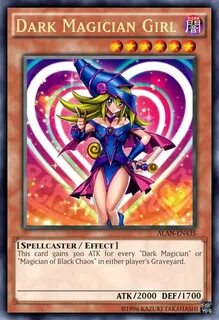 Dark Magician Girl (2016) by ALANMAC95 Dark magician cards, 