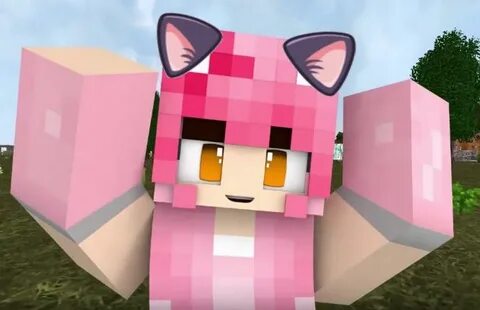 Android 用 の Kitty Cat Ears Girls Skins for Minecraft PE APK 