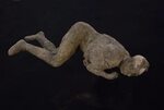 Plaster cast of body of a victim of Vesuvius eruption of 79 