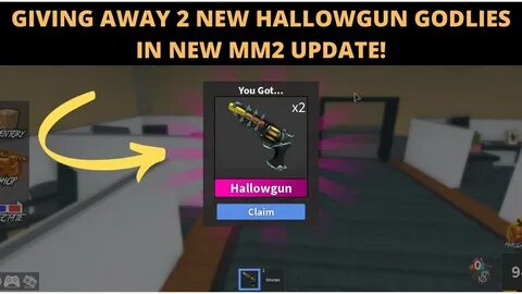 HOW TO GET 2 NEW HALLOWGUN GODLIES IN NEW ROBLOX MM2 HALLOWE