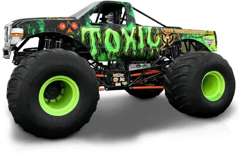 Toxic Monster Truck - Monster Truck Clipart - Large Size Png