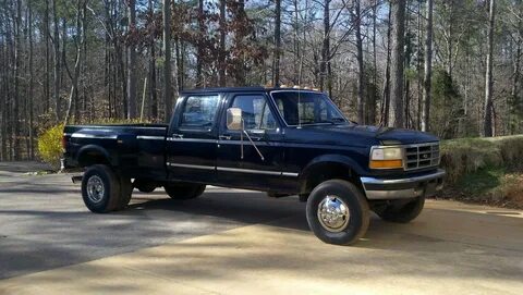 1996 OBS Ford F350 4x4 Dually Crew Cab Ford Powerstroke Dies