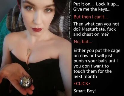 My wifekeyholder and i into chastity. 