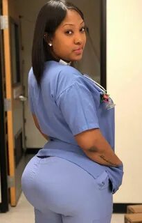 Ebony nurse booty