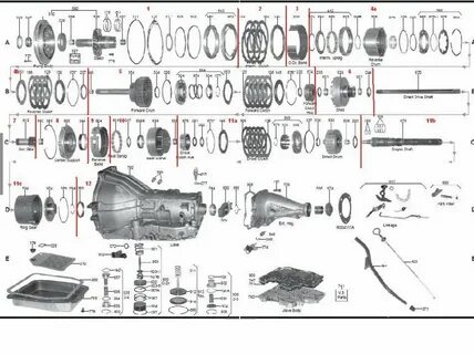 Ford C6 Transmission Parts Diagram MJ Group