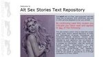 Alt Sex Stories Repository. Bog Tits. Обсуждение на LiveInte