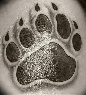 фото тату медвежья лапа от 30.09.2017 № 011 - bear paw tatto