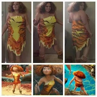 Homemade Eep Crood costume 3 Girl costumes, Costumes, Dress 
