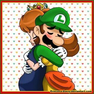 Luigi and Daisy - Be my Valentine by https://www.deviantart.