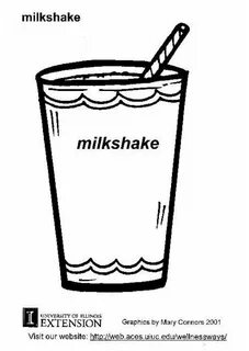 Coloring Page milkshake - free printable coloring pages - Im