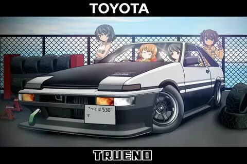 Pin on Anime Girl + Car