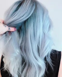 Baby blue Ice white Hair Hair styles, Light blue hair, Blond