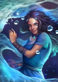 Katara Avatar fan art, Art, Disney fan art