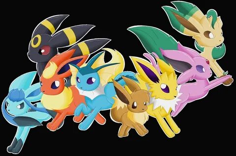 Shiny Eevee Evolutions Wallpapers - Wallpaper Cave