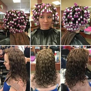 spiral perm wrap and results from different angles Spiral pe