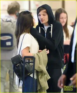 Louis Tomlinson & Danielle Campbell Jet Into JFK Together: P