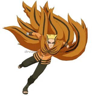 Boruto:Naruto Next Generation Naruto (Baryon Mode) by iEnniD