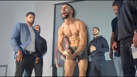 ADAM SALEH VS MARCUS FULL WEIGH IN *FIGHT BREAKS OUT* - YouT