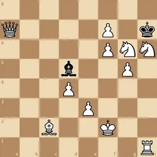 Мат в 1 ход - интересная задача на интересную тему " Шахматы
