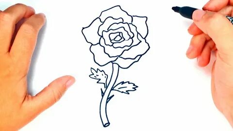 Como Dibujar Rosas Faciles