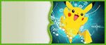 Pikachu Pokemon Invitation Template - Invitations Online