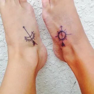 Friendship tattoos, Friend tattoos, Matching best friend tat