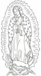 Pin de Ceci Sierra E en RELIGIÓN CATÓLICA Dibujos de virgen,