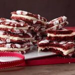 Red Velvet Crinkle Cookies Recipe Red velvet crinkle cookies