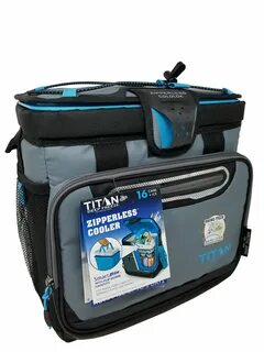 Titan Deep Freeze Zipperless Cooler Bag High Performance with Smart Bin Ora...