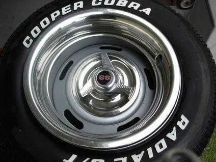 Cooper Cobra Tires with Rally Wheels and Spinner Wheels and 
