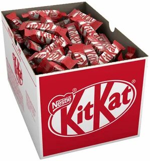 Конфеты KitKat молочный шоколад с хрустящей вафлей, коробка 