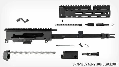 Brownells Introduces BRN-180 Gen2 Uppers and Adds a .300 Bla