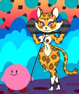 nidrog, kirby, kirby (series), nintendo, hi res, arm spreader, bondage, bou...