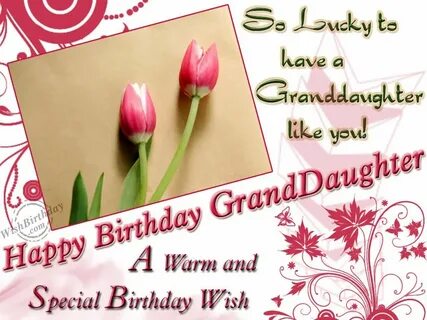 Birthday Wishes for Granddaughter - Birthday Images, Picture