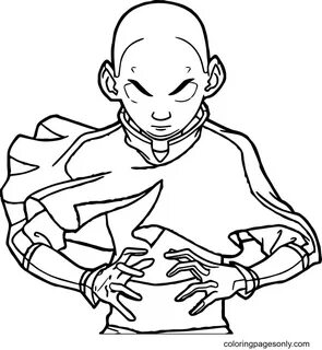 Sokka Is Wrapped Up Warm Coloring Pages - Avatar Coloring Pa