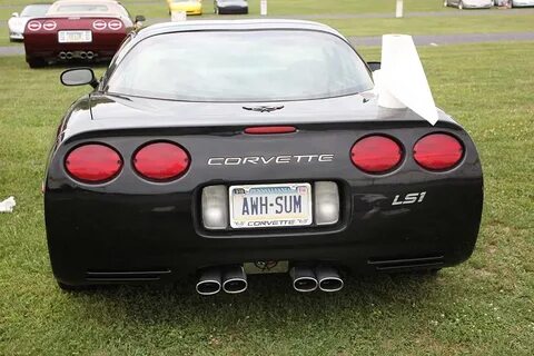 The Corvette Vanity Plates of Corvettes at Carlisle 2013 - C