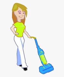 Cleaning Lady Vector Character - Cartoon , Free Transparent 