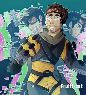 Mirage by Fruitt-cat // Apex Legends Cats, Illusions, Art