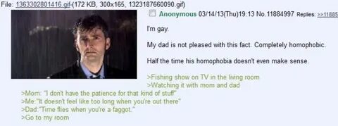 Anon’s dad is homophobic - Imgur