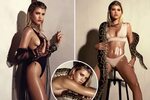 Sofia Richie strips off and poses TOPLESS with snakes for he