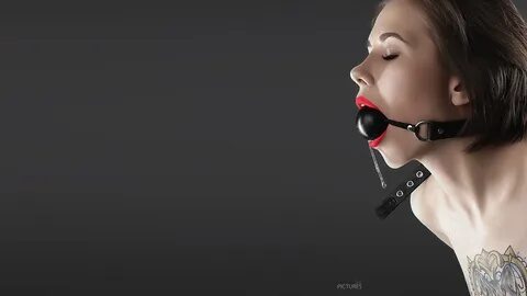 Katrana Prestor wet mouth gag bdsm and bondage erotic sex ga