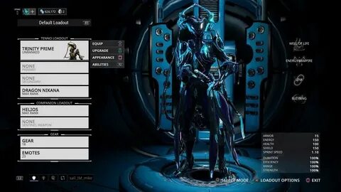 My fashion frame: trinity prime Warframe Amino